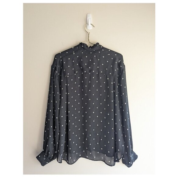 Babaton Polka Dot Garamond Blouse - Picture 5 of 8